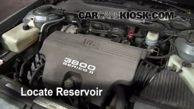 1997 Pontiac Bonneville SE 3.8L V6 Liquide essuie-glace Ajouter du liquide